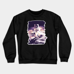 Astronaut on the moon Crewneck Sweatshirt